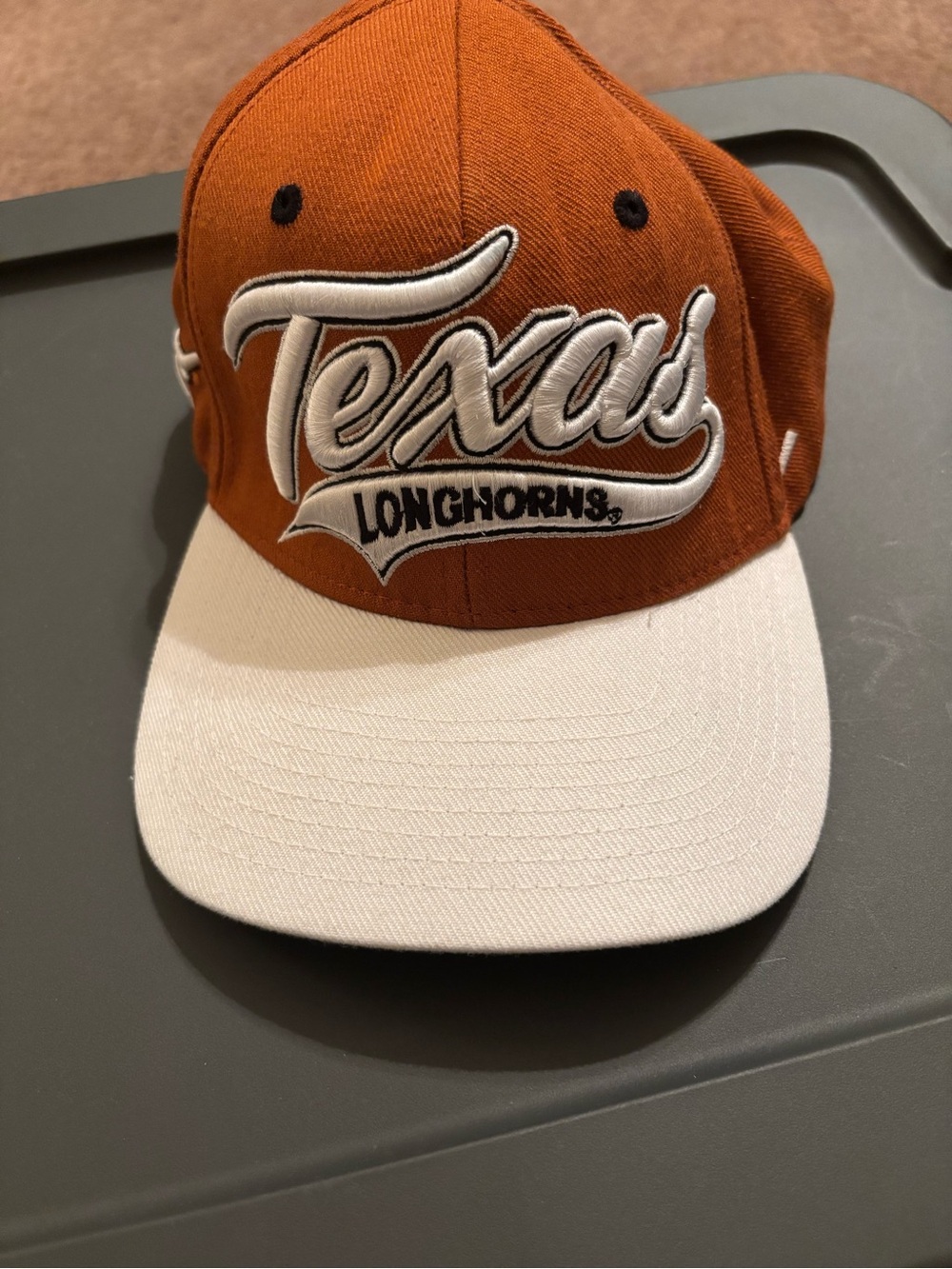 Zephyr Texas Longhorns Two-Tone Burnt Orange and White Baseball Cap